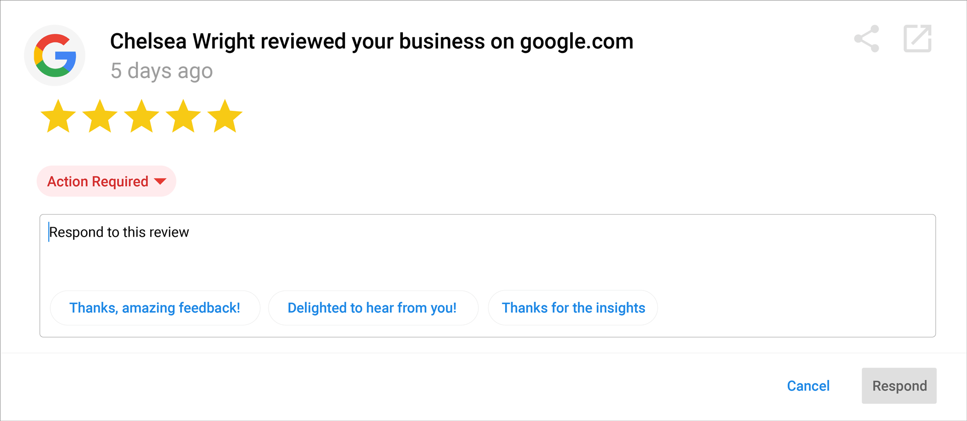 Review Response